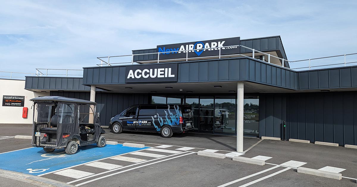 Flughafen Basel Mulhouse Parken Französische Seite www.newairpark.com